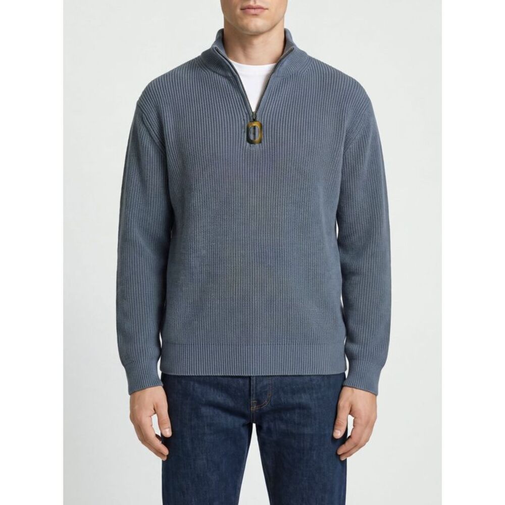Jw Anderson Men High-Neck Half-Zip Jumper Jw Anderson In Wool Blend